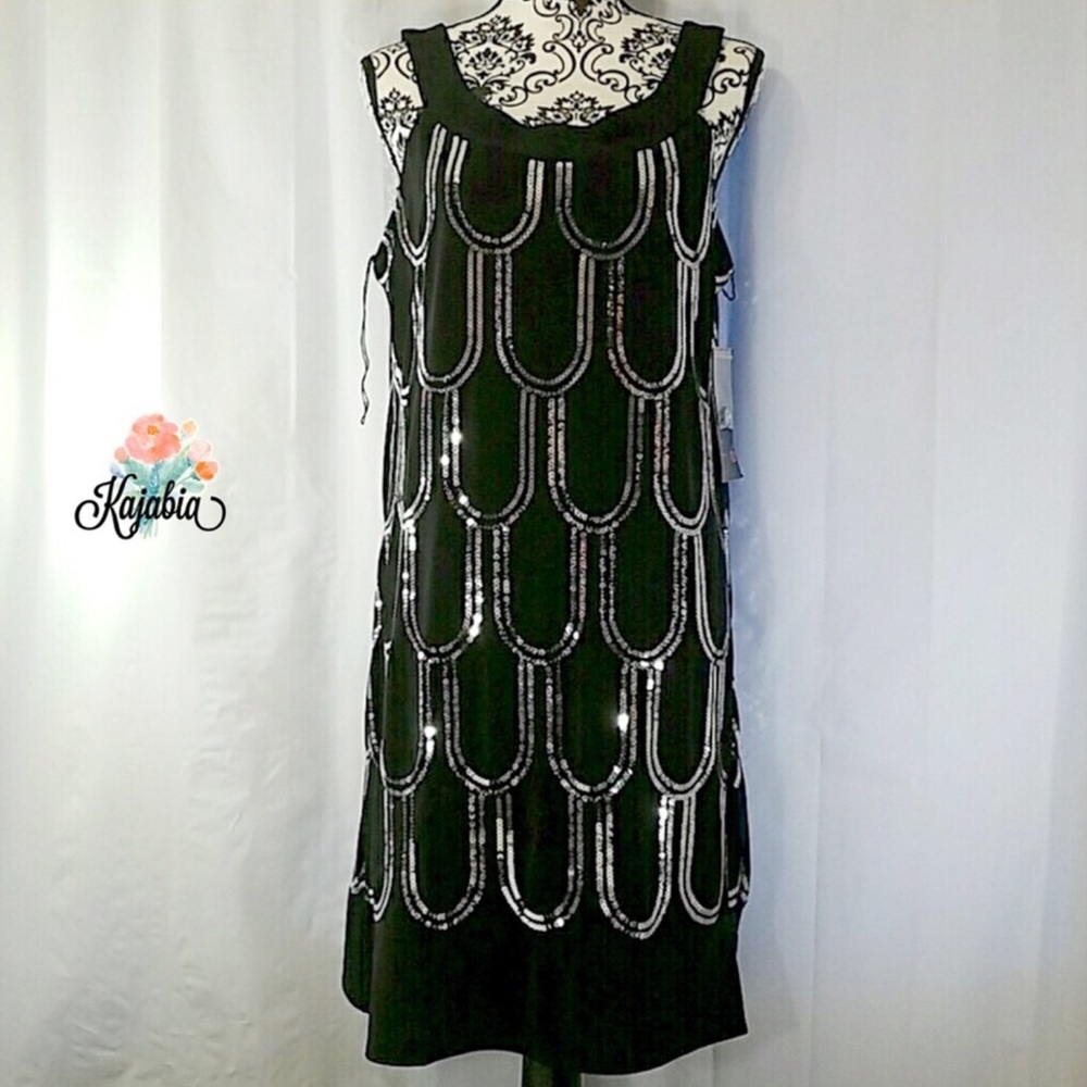 SCARLETT Sequined Sleeveless Dress NWT Size 14